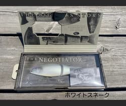 Roman Made Negotiator White Snake Fishing Bait Swimbait From Japan 2025 New - Thumbnail 1