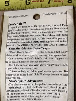 SUPER TUFF FIND!!Macks SPINNERBAIT!UNKNOWN 🎣 FUN OR COLLECT VINTAGE LURE!! - Thumbnail 8