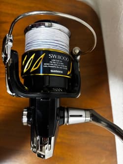 Shimano Stella SW8000HG Saltwater Spinning Reel, Excellent Condition - Thumbnail 11