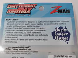 ZMan Chatterbait Mini Max 1/2oz Red Nightmare Fishing Lure - Thumbnail 5