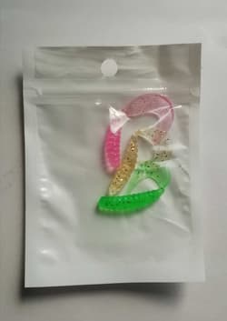 Worm Set S T Lure Bass Minnow Plug Shad Crank Vibration Spinnerbait Rubber Jig B - Thumbnail 2