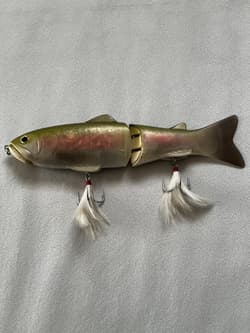 Deps SLIDE SWIMMER 250 SS Rare Rainbow Trout Color Limited Edition Swimbait - Thumbnail 3