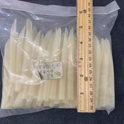 12/0 Day Glow Surge Tube Lot 4.75” Qty 75ish (1lb Bulk Pack) Trolling Lure - Thumbnail 1