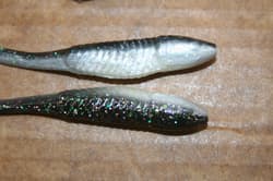 5" Swim Minnow Eufaula Special Paddle Tail Swimbait Trailer for A Rig 50 pk bag - Thumbnail 3