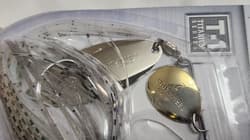 RARE Terminator T1 Titanium Snap Back Spinnerbait 3/8 oz Emerald Shiner Shad - Thumbnail 3