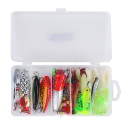 78pcs Lure Fishing Accessories Kit Wobbler Metal Jig Spoons Silicone Bait Tackle - Thumbnail 13