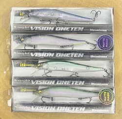 Megabass (Lot Of 4) Ito Vision OneTen & (Matte Series) Suspending Jerkbaits, NWT - Thumbnail 8
