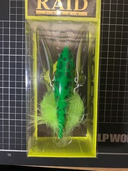 RAID JAPAN DODGE GOSAN FROG 114.0mm 1oz. class Japanese Fishing Lure New - Thumbnail 1