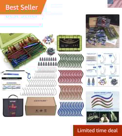 Complete Wacky Worm Rig Tool Kit: 60 Soft Worms, Weights & Fishing Accessories - Thumbnail 1