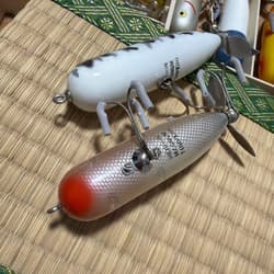 Old Heddon Magnum Torpedo Gray Wakame Small Set of 2 - Thumbnail 10