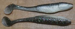 5" Swim Minnow Eufaula Special Paddle Tail Swimbait Trailer for A Rig 50 pk bag - Thumbnail 1