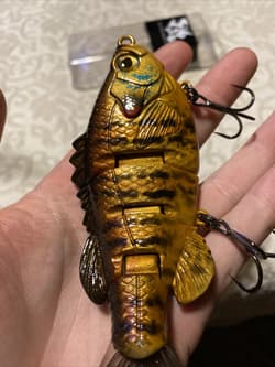 3:16 Lure Company 5” Freestyle Bluegill Swimbait-Floating BaitWorks Custom Color - Thumbnail 3