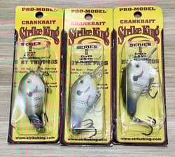 Strike King (Lot Of 3) Pro Model Series 1 Crankbaits, Bass Fishing, Brand New! - Thumbnail 7