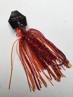 Zman Chatterbait Elite 3/8oz 5 Count Gamakatsu 5/0 Hook,Fire Craw,Hand Tied - Thumbnail 2