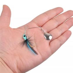 Ultra Small Spinnerbait 2G E  Black Bass Bluegill Crappie Panfish - Thumbnail 4