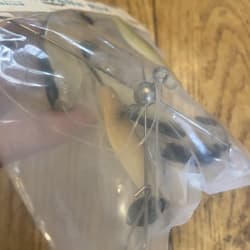 7” Umbrella Rig 4 Arm With 4” Shad (5)  Pearl Black New In Package McKala Fishin - Thumbnail 9