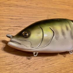 TFOX Big Bait Handmade 26cm Ghost Color Large Swimbait Rare New - Thumbnail 5