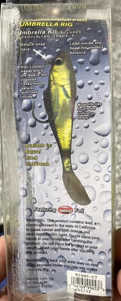 Mirror Image Tournament Pro Umbrella Rig Spin 5 pk - Thumbnail 5