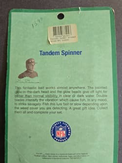 Green Bay Packers Tandem Spinnerbait NFL Certified 1997 (Oxboro) - Thumbnail 6