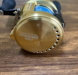 Shimano Calcutta Conquest MD 300g Baitcasting Reel Used with Handle, PE3 200m - Thumbnail 5