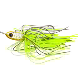 6PCS Spinner Bait Fishing Lures Jig Head Spoon Metal 3/4oz Buzzbait Blade Tackle - Thumbnail 6