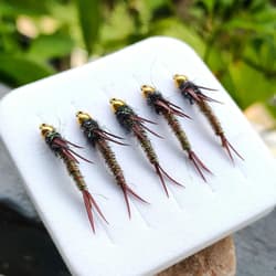 5 Pieces Fly Fishing Lure Artificial Hard Jig Fishing Accessories Realistic - Thumbnail 3