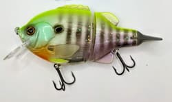 Limited Deps Bull Doze Jr. apan Glide Jointed Bluegill swimbait HTF NIP Rare JDM - Thumbnail 1