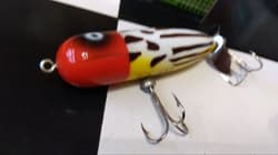 Old Heddon MAGNUM TORPEDO SMBR, un, never been in water - Thumbnail 11