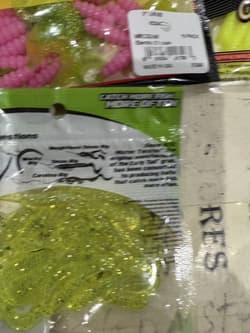 7X Mix Lot Strike King Panfish Mr Crappie Curly Tail Grub Fishing Lures - Thumbnail 5