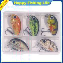 15PCS Fishing Lure Crankbait 2.8cm/2g Trolling Bait Minnow Bass Swimbait 3 Boxes - Thumbnail 12