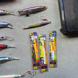 Blue-backed fish, shore jigging, lures, Setupper, Gekito Jig, Rapido, Bullet - Thumbnail 6