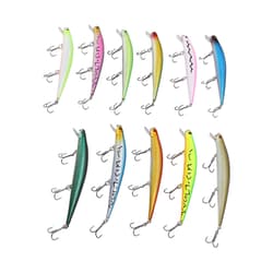 11 Pcs Simulation Minnow Lure Plastic Fishing Bait Fishing Accessories - Thumbnail 5