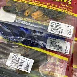 Big Bite Baits Bass Plastics Creature Bait Senko Chunk Worm Grubs (24 Bag Lot!) - Thumbnail 7