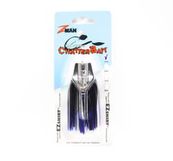 Zman Chatterbait 1/4 oz Sinking Lure Blue Black (0041) - Thumbnail 1