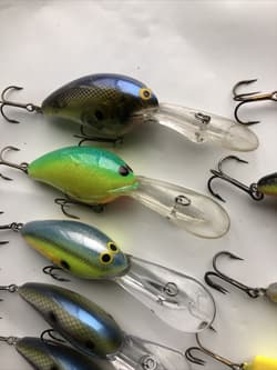 Strike King Bomber Norman Manns Deep Diving Crankbait Fishing Lure Lot Of 10 S10 - Thumbnail 2
