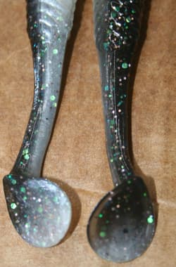 5" Swim Minnow Eufaula Special Paddle Tail Swimbait Trailer for A Rig 50 pk bag - Thumbnail 2