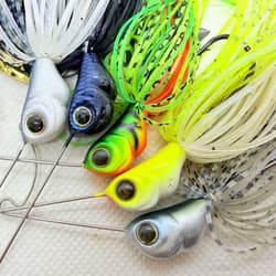 EVERGREEN e D-Zone 5 piece set actual measurement 17g/20g/21g Spinnerbait Bass - Thumbnail 1