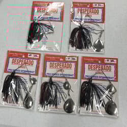 5pc 3/8oz Nos Desperado Pro Series Spinnerbait “Tough Find” - Thumbnail 3