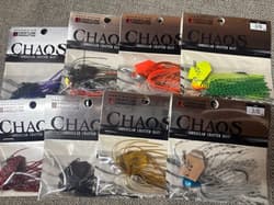 CHAOS Chatterbait 17 piece set 3/8oz 1/2oz - Thumbnail 1