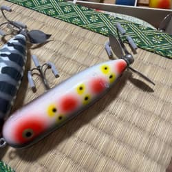 Old Heddon Magnum Torpedo Gray Wakame Small Set of 2 - Thumbnail 8