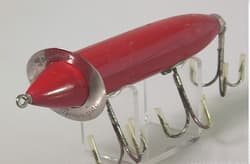 Heddon Wood 200 Surface Lure Red Bass Fishing Lure - Thumbnail 5