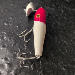 Fred Arbogast Spatterbuzz Buzzbait Red Head Used No Skirt 85mm 125mm - Thumbnail 5