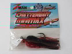 ZMan Chatterbait Mini Max 1/4oz Red Nightmare Fishing Lure - Thumbnail 1