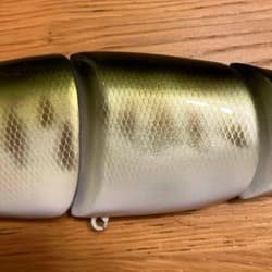 TFOX Big Bait Handmade 26cm Ghost Color Large Swimbait Rare New - Thumbnail 6