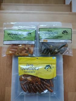 Gary Yamamoto 5-inch Super Grub 12 - Thumbnail 1