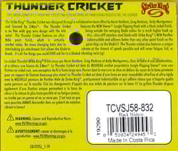 (12) Strike King 5/8 Oz Thunder Cricket Bladed Vibrating Jigs Black Widow New - Thumbnail 4