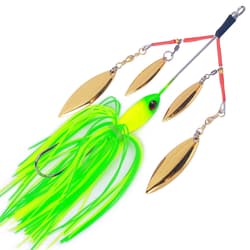 5Pcs Spinnerbait Fishing Lure Buzzbait 22.6g Blade Bait Spoon Rubber Skirt Bass - Thumbnail 7
