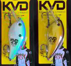 3-Strike King KVD 8.0 Magnum Squarebill Crankbaits 4-1/2" 1-1/8 oz Depth 3-7 ft - Thumbnail 3