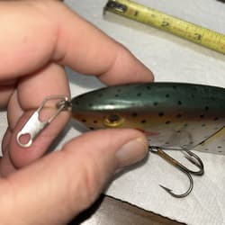 Triple Trout 8" Glide Bait, Vintage Swimbait -2005 -2007 Wow 22nd Century Baits - Thumbnail 13