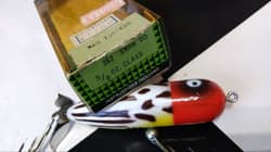 Old Heddon MAGNUM TORPEDO SMBR, un, never been in water - Thumbnail 7